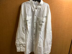 Columbia Men's Long Sleeve Button Shirt, XL, Appears New