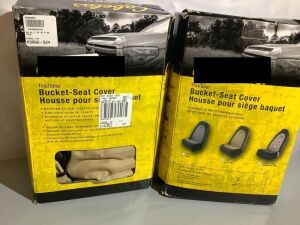 Lot of (2) Trailgear Bucket Seat Cover, Tan, Appears New