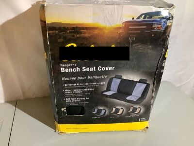 Neoprene Bench Seat Cover, Universal Fit, Ecommerce Return