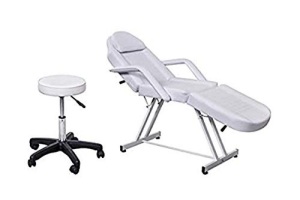 Multi-Function Professional Tattoo / Massage Chair & Rolling Stool