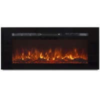 1500W 50in Heat Adjustable In-Wall Recessed Electric Fireplace Heater w/ Remote Control&nbsp;