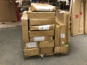 Pallet of Exercise Equipment. Includes: (5) Fit Trend Total Bikes, (16) Ultra Core Max Ab Machines, and (3) Chair Gyms. Items are Uninspected E-Commerce Returns