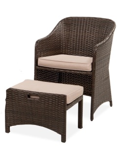 Outdoor Wicker Patio Chair 