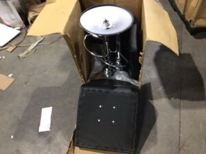 Set of 2 Stools, No Hardware 