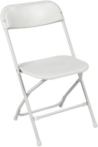 Set of 5 Portable Stackable Plastic Folding Chairs