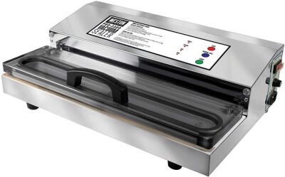 Weston Pro-2300 Commercial Grade Stainless Steel Vacuum Sealer, Double Piston Pump, Stainless Steel