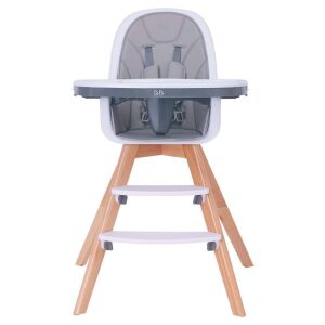 Baby High Chair with Double Removable Tray, Adjustable Legs