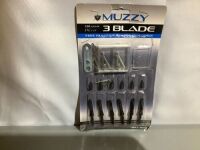 Muzzy Broadheads, Missing 1 Blade, Ecommerce Return