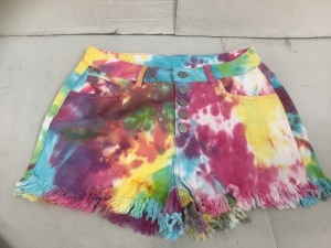 Womens Tie Dye Shorts, M, Appears New