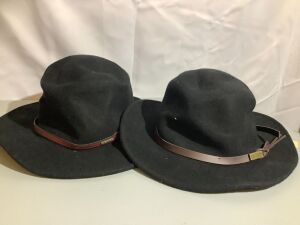 Lot of (2) Hats, Stetson Large, Red Head XLarge, Ecommerce Return, Broken Strap