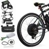 Voilamart 26" Rear Wheel 48V 1000W Electric Bike Conversion Kit with LCD Display, Cycling Hub Motor with Intelligent Controller and PAS System for Road Bike