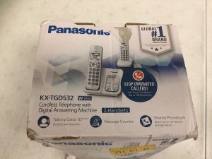 Panasonic Cordless Telephone with Digital Answering Machine, Appears New