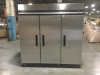 Maxx Cold MXCR-72FDHC 81” Triple Door Reach-in Refrigerator, Top Mount, Stainless Steel - For Parts or Repair