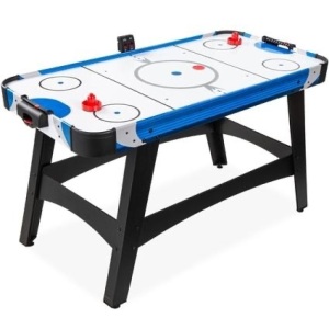 Air Hockey Table w/ 2 Pucks, 2 Paddles, LED Score Board - 58in 