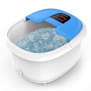 Arealer Foot Spa Massager with Bubbles and Lights 