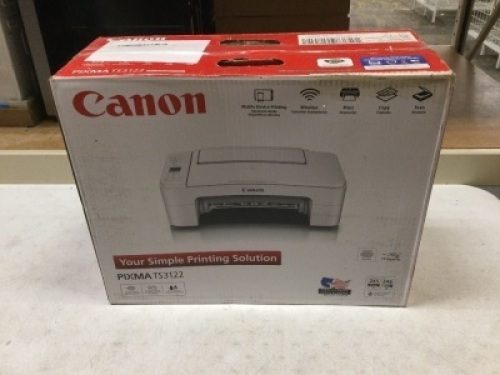 Canon PIXMA TS3122 Wireless All in-One Inkjet Printer. Used, Like New