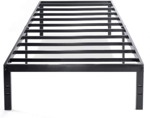 Best Price Mattress 14 Inch Metal Platform Beds w/ Heavy Duty Steel Slat Mattress Foundation, Twin 