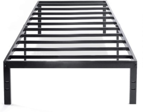 Best Price Mattress 14 Inch Metal Platform Beds w/ Heavy Duty Steel Slat Mattress Foundation, Twin&nbsp;