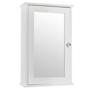 Bathroom Wall Mount Mirrored Medicine Cabinet 