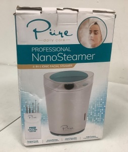 Pure Nano Ionic Facial Steamer, Powers Up, E-Commerce Return