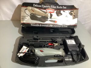 Rapala Deluxe Electric Fillet Knife Set, Used, Ecommerce Return