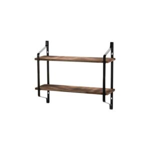 2 Tier Wall Mount Floating Display Shelves 