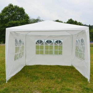 10 Ft. W x 10 Ft. D Metal Party Tent