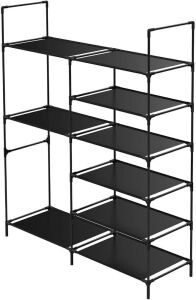 KIKIONLIFE 6 Tier Shoe Rack Tower 