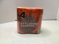 Sonic Boom 4lbs Rifle Exploding Targets, Ecommerce Return