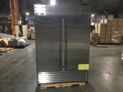 Kratos Refrigeration 69K-774 2 Door Reach-in Freezer, 46 Cu. Ft. - Clean Scratch and Dent Unit