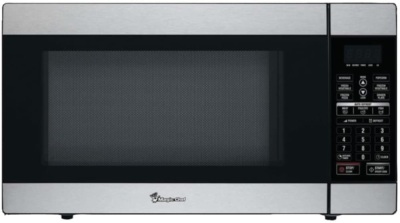 Magic Chef 1.8 Cu ft 1100W Stainless Microwave W/Digital Touch & Timer