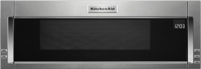 KitchenAid 1.1 Cu. Ft. Over-the-Range Microwave with Sensor Cooking, Stainless Steel 