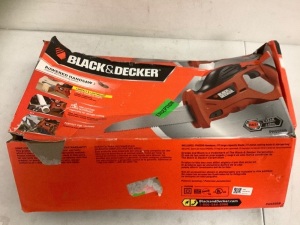 Black and Decker Powered Handsaw, Appears New, WORKS