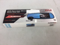 DVR Rearview Mirrow Dash Cam Kit, Powers Up, E-Commerce Return