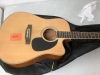 Full Size Beginner Acoustic Guitar Set with Case, Strap, Capo - 41in