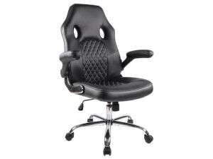 SMUGDESK Executive High Back Gaming Computer Desk Chair with Padded Seat Armrests and Rolling Casters