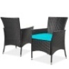 Set of 4&nbsp;Wicker Patio Dining&nbsp;Chairs - No Hardware