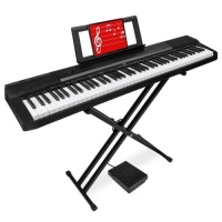 88-Key Digital Piano Set w/ Semi-Weighted Keys, Stand, Sustain Pedal&nbsp;
