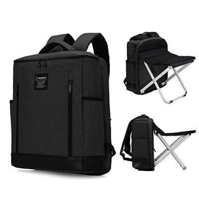 Dulcii Backpack Stool Combo Multi-Functional Large Capacity Shoulder Bag/Portable Folding Seat/Chair. Appears New 