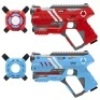 Set of 2 Blaster Laser Tag Toys w/ Vests - Red/Blue. Appears New&nbsp;