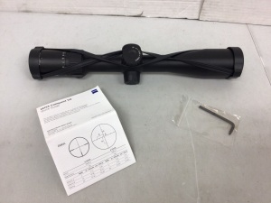 Zeiss Conquest V4 Riflescope, Untested, E-Commerce Return