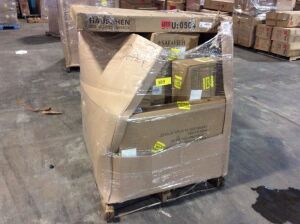 Pallet of Salvage Items with "Broken Glass" Tags - See Pictures