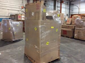 Pallet of Salvage Items with "Broken Glass" Tags - See Pictures