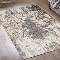 Luxe Weavers Euston Gray Abstract Area Rug, 5' x 7'&nbsp;