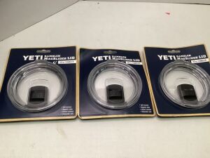 Lot of (3) Yeti Lids, Appears New