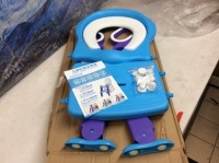 Potty Training Toilet with Anti-Slip Pads Ladder (Blue). Appears New