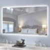 Keonjinn 40 x 24 Inch Backlit LED&nbsp;Anti Fog Bathroom Mirror with Lights