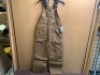 CarHartt Brown Bibs, Boys 14, Appears New