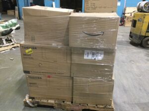 Pallet of Untouched, Uninspected E-Commerce Return Microwaves