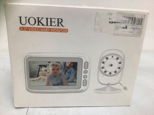 Uokier Video Baby Monitor, Untested, E-Commerce Return